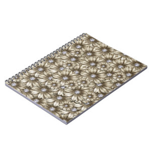 Mooie Diamond Flowers Notitieboek