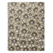 Mooie Diamond Flowers Notitieboek (Voorkant)
