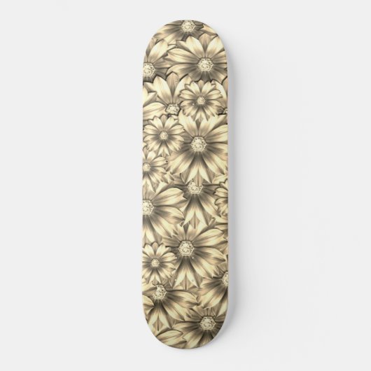 Mooie Diamond Flowers - Persoonlijk Skateboard (Voorkant)