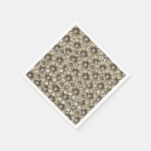 Mooie Diamond Flowers Servet (Hoek)