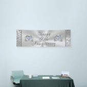 Mooie Diamond Happy 60th Jubileum Banner (Beurs)