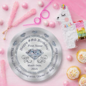 Mooie Diamond, Verjaardag Borden Gepersonaliseerd Papieren Bordje (Feest)