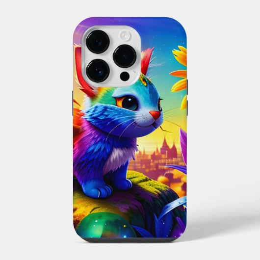 Mooie Dier Drie iPhone Hoesje (Achterkant)
