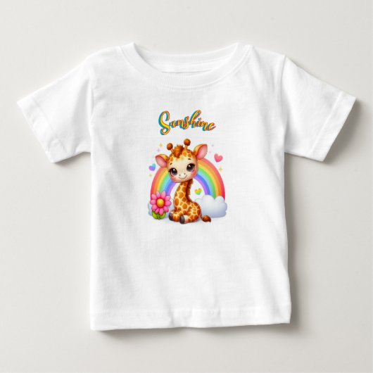 | Mooie dier grafische tee voor peuters (Voorkant)