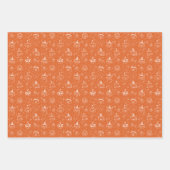 Mooie dieren Inpakpapier Plat vel set van 3 (Voorkant 3)