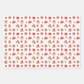 Mooie dieren Inpakpapier Plat vel set van 3 (Voorkant)