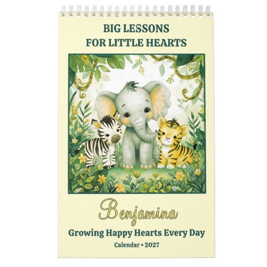 Mooie Dieren Kleine Hartjes Levenslessen Kalender (Hoes)