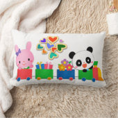 Mooie Dieren Trein Kussen (Deken)