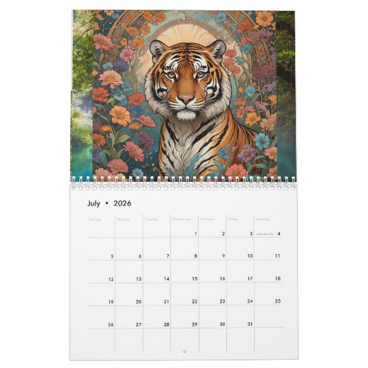 Mooie dieren van de wereld 2025 Kalender (Jul 2026)