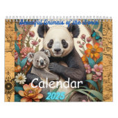 Mooie dieren van de wereld 2025 Kalender (Hoes)