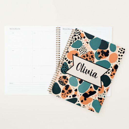 Mooie Dierenprint op Maat Planner (Display)