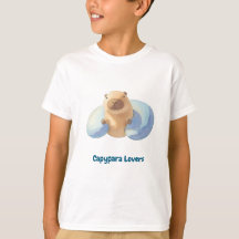 Mooie dierenshirt voor capybara-liefhebbers