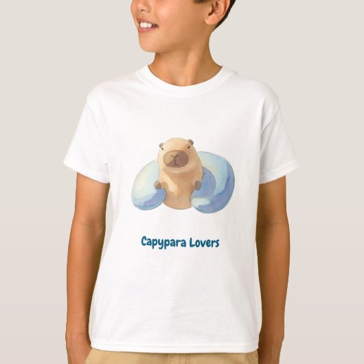 Mooie dierenshirt voor capybara-liefhebbers t-shirt (Voorkant)