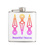 Mooie dieven heupfles (Voorkant)