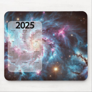 Mooie digitale afbeelding van de Cosmo 2025 kalend Muismat