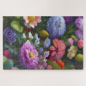 Mooie digitale schilderende, kleurrijke, gemengde legpuzzel (Horizontaal)