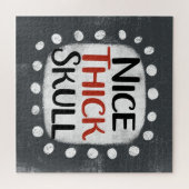 Mooie Dikke Schedel Jigsaw Puzzel (Horizontaal)
