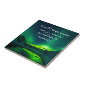 Mooie dingen gebeuren Inspirerend citaat Tegeltje (Zijkant)