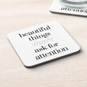 Mooie dingen, hard plastic Onderzetter (Linkerzijde)