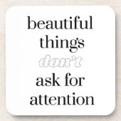 Mooie dingen, hard plastic Onderzetter (Voorkant)