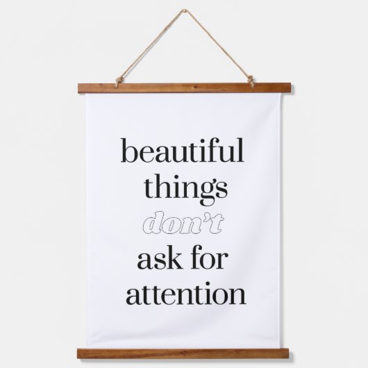 Mooie dingen hout met wandtapijt hangend wandkleed (Voorkant)