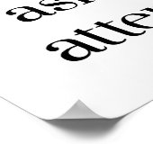 Mooie Dingen Poster (Hoek)