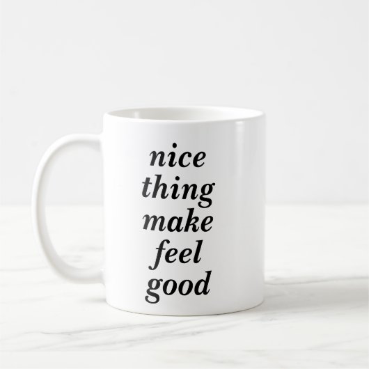 Mooie dingen voelen een goede mok (Links)