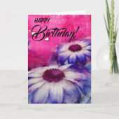 Mooie dingen Waterverf Verjaardag Kaart (Voorkant)