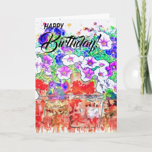 Mooie dingen zoals jij Waterverf Kaart (Voorkant)