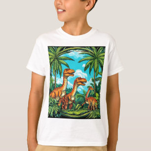 Mooie Dino Grafische T-shirt   Leuk Cadeau voor Ki