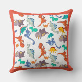 Mooie Dinosauriërs Buggy Kussen (Achterkant)