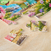 Mooie Dinosaurus Avontuur Legpuzzel (Zijkant)