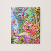 Mooie Dinosaurus Avontuur Legpuzzel (Verticaal)