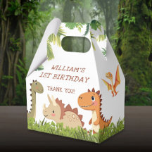Mooie dinosaurus groene verjaardagsfeest cadeauver
