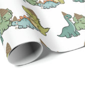 Mooie dinosaurus inpakpapier (Rol Hoek)