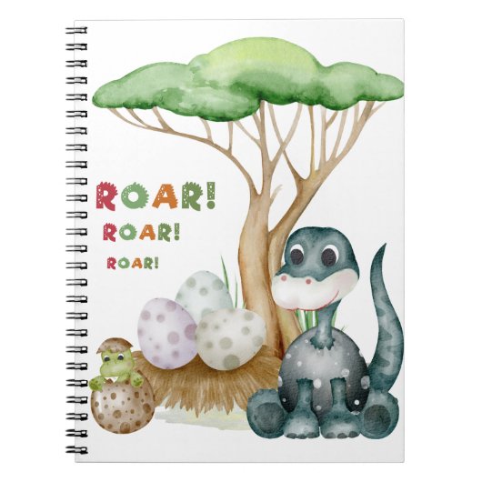Mooie dinosaurus notitieboek (Voorkant)