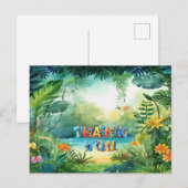 Mooie Dinosauruskaart Briefkaart (Voorkant / Achterkant)