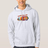 Mooie discus vis hoodie (Voorkant)