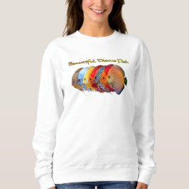 Mooie discus vis sweatshirt