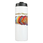 Mooie discus vis thermische tuimelaar thermosbeker (Voorkant)