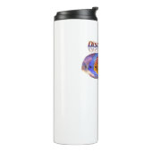 Mooie discus vis thermische tuimelaar thermosbeker (Gedraaid links)