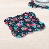 Mooie Ditsy Bloemen Achtergrond-56676 Kartonnen Onderzetters (Gekanteld)