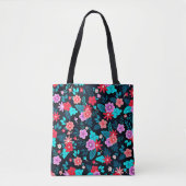 Mooie Ditsy Bloemen Achtergrond-56676 Tote Bag (Voorkant)
