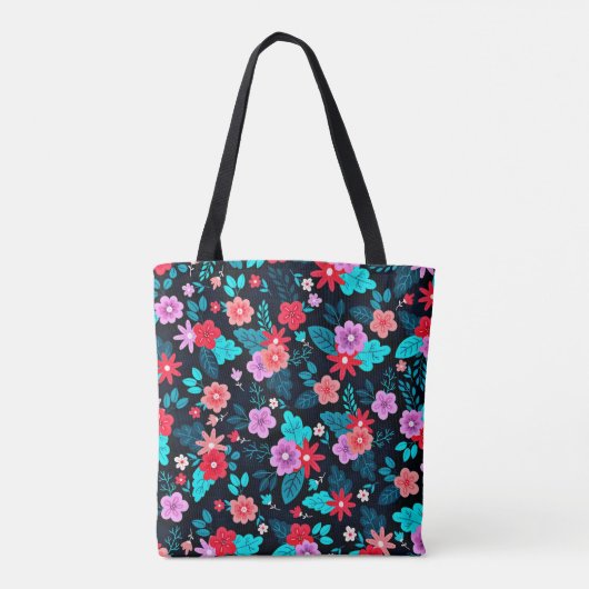 Mooie Ditsy Bloemen Achtergrond-56676 Tote Bag (Achterkant)