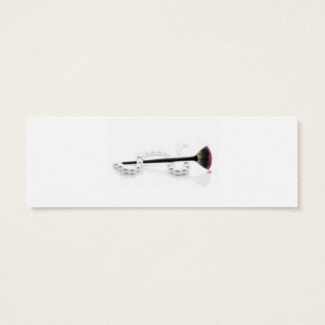 Mooie Diva representatieve profielkaart Mini Visitekaartjes (Achterkant)