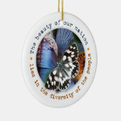 Mooie Diversity Holiday Ornament (Rechts)