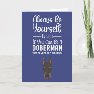 Mooie Dobermann Kaarten Dier Huisdier Grappige Hon