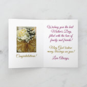 Mooie dochter, gelukige Moederdag kaart (Binnen)