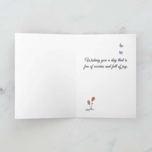 Mooie Dochter -Verjaardagskaart Kaart (Binnen)