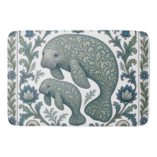 Mooie Doejong Moeder En Baby Oud Ornament Badmat